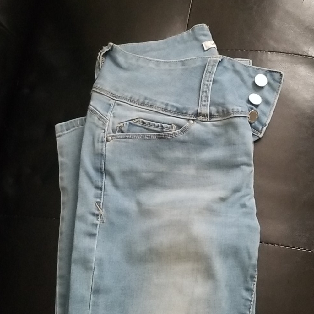 YMI light blue high waist jeans sz7